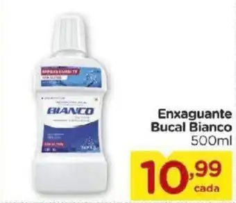 Enxaguante Bucal Bianco 500ml