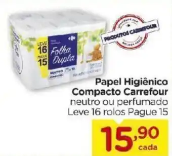 Papel Higiénico Compacto Carrefour