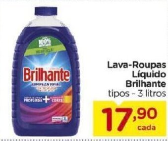 Carrefour Bairro Lava Roupas Liquido Brilhante 3L oferta