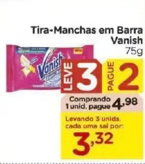 Carrefour Bairro Tira-Machas em Barra Vanish 75g oferta