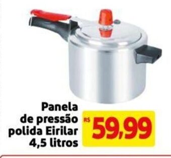 Extra Supermercado Panela de Pressão polida Eirilar 4.5 litros oferta