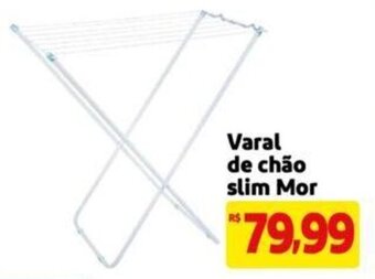 Varal de chão slim Mor