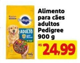 Alimento para cães adultos Pedigree 900g