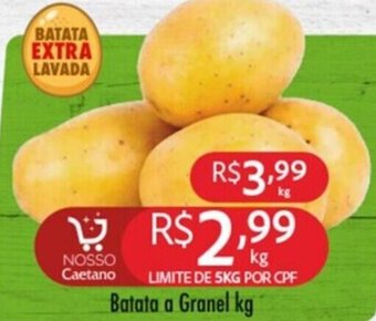 Supermercados Caetano Batata a Granel kg oferta