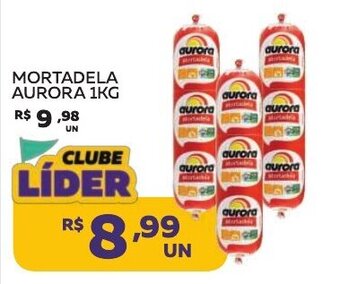 Lider Atacadista MORTADELA AURORA 1KG oferta