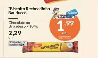 Zaffari Biscoito Recheadinho Bauducco 104g oferta