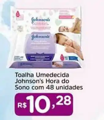 Toalha Umedecida Johns'ons Hora Do Sono Com 48 Unidades