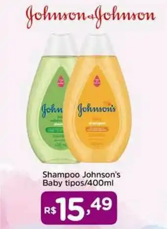 Confiança Supermercados Shampoo Johnson's Baby Tipos 400ml oferta