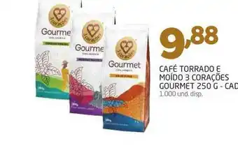 Cooper Café Torrado E Moído 3 Corações Gourmet 250g cada oferta