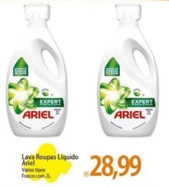 Atacadão Lava Roupas Liquido Ariel Vários tipos Frasco com 2L oferta
