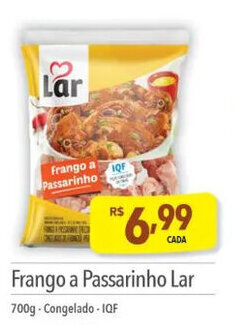 Supermercados Condor Frango a Passarinho Lar 700g-Congelado-IQF oferta