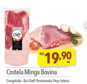 Supermercados Condor Costela Minga Bovina oferta
