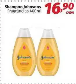 Supermercados Cidade Canção Shampoo Johnsons 400ml oferta
