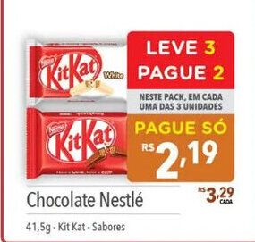 Supermercados Condor Chocolate Nestlé 41,5g-Kit Kat-Sabores oferta
