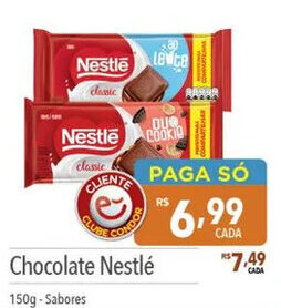 Supermercados Condor Chocolate Nestlé 150g-Sabores oferta