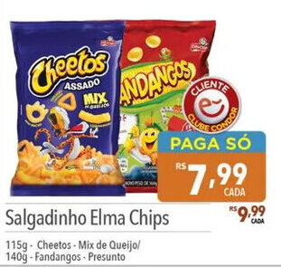 Supermercados Condor Salgadinho Elma Chips oferta