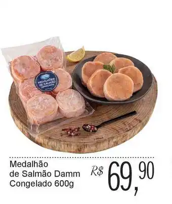 Festval Medalhão De Salmão Damm Congelado 600g oferta