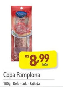 Copa Pamplona 100g-Defumada - Fatiada