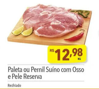 Supermercados Condor Paleta ou Pernil Suíno com Osso e Pele Reserva Resfriado oferta