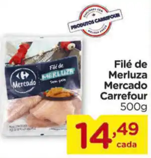 Carrefour File de Merluza Mercado Carrefour 500g oferta