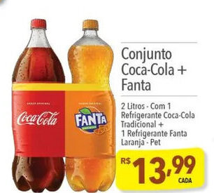 Supermercados Condor Conjunto Coca-Cola + Fanta oferta