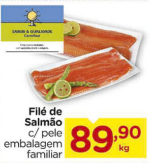 Carrefour File de Salmao 1kg oferta