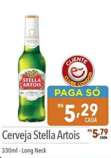 Supermercados Condor Cerveja Stella Artois 330ml - Long Neck oferta