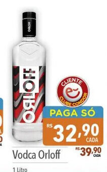 Supermercados Condor Vodca Orloff 1 Litro oferta