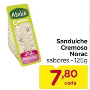 Carrefour Sanduiche Cremoso Norac 125g oferta