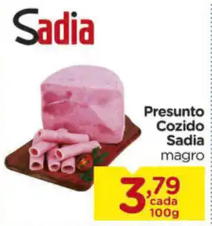 Carrefour Presunto Cozido Sadia 100g oferta