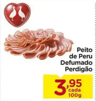 Carrefour Peito de Peru Defumado Perdigao 100g oferta