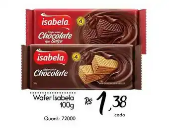 Giassi Supermercados Wafer Isabela 100g oferta