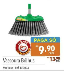 Supermercados Condor Vassoura Brilhus oferta