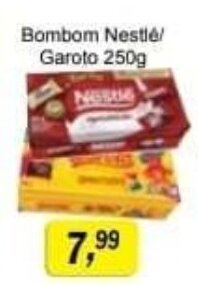 Supermercados Paraná Bombom Nestle/ Garoto 250g oferta