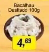 Supermercados Paraná Bacalhau Desfiado 100g oferta