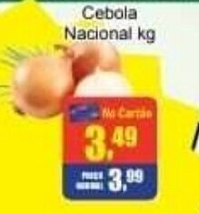Supermercados Paraná Cebola Nacional 1kg oferta