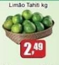Supermercados Paraná Limao Tahiti 1kg oferta