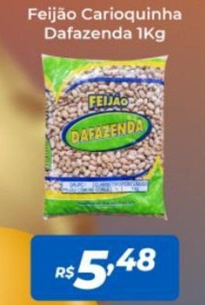 Feijão Carioquinha Dafazenda 1Kg