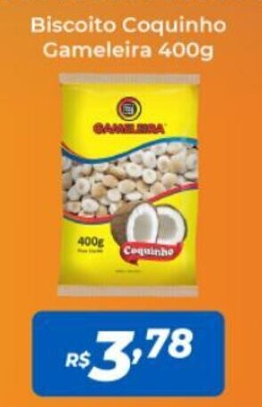 BISC GAMELEIRA COQUINHO 400G