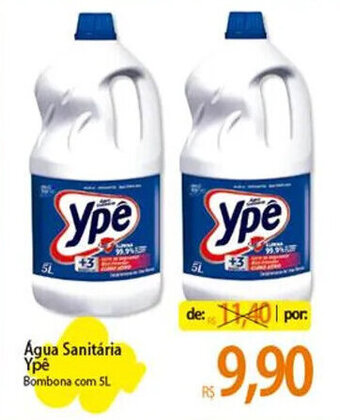 Atacadão Água Sanitária Ypê Bombona com 5L oferta