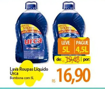 Atacadão Lava Roupas Líquido Urca Bombona com 5L oferta