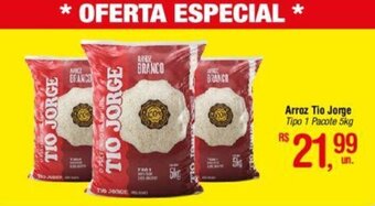 Arroz Tio Jorge Tipo 1 Pacote 5kg