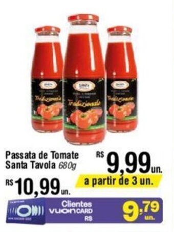 Fort Atacadista Passata de Tomate Santa Tavola 680g oferta