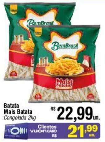 Fort Atacadista Batata Mais Batata un. Congelada 2kg oferta