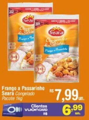Fort Atacadista Frango a Passarinho Seara Congelado Pacote 1kg oferta