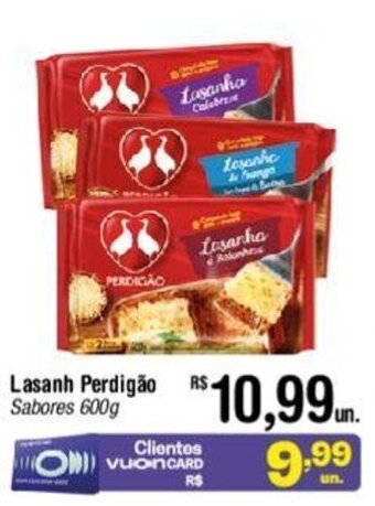 Fort Atacadista Lasanha Perdigão Sabores 600g oferta