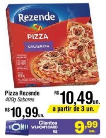 Fort Atacadista Pizza Rezende 400g Sabores oferta