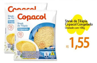 Atacadão Steak de Tilápia Copacol Congelado Unidade com 100g oferta