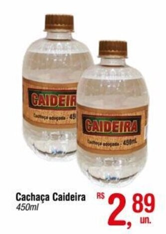 Fort Atacadista Cachaça Caideira 450ml oferta