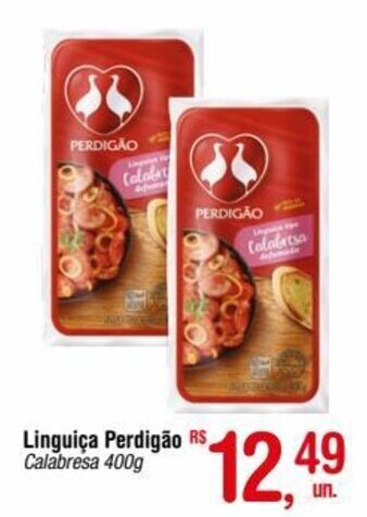 Fort Atacadista Linguiça Perdigão Calabresa 400g oferta